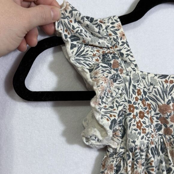 Rylee + Cru Flower Field Flutter Sleeve Babydoll Mariposa A-Line Dress Size 2-3Y - Picture 5 of 10